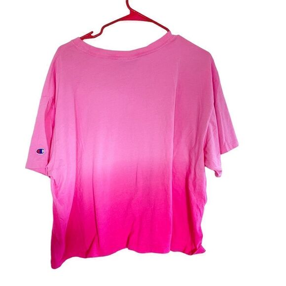 Champion plus size 3X cropped dip tie dye t shirt - Picture 6 of 10